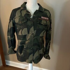 Abercrombie & Fitch Camouflage Utility Jacket